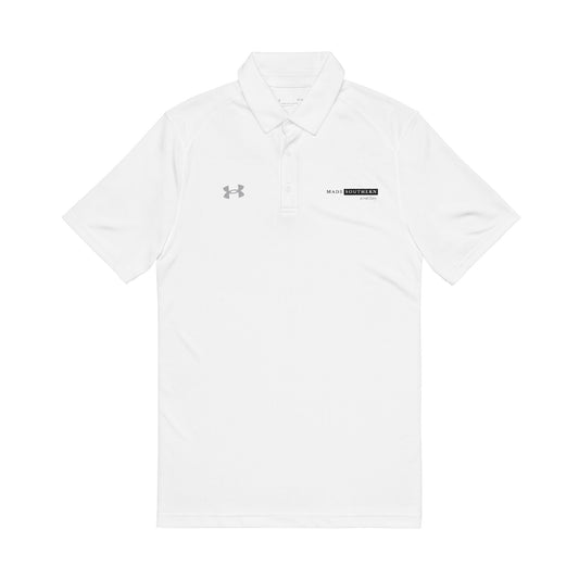 White Under Armour® Men's Polo Shirt | The MadeSouthern Collection