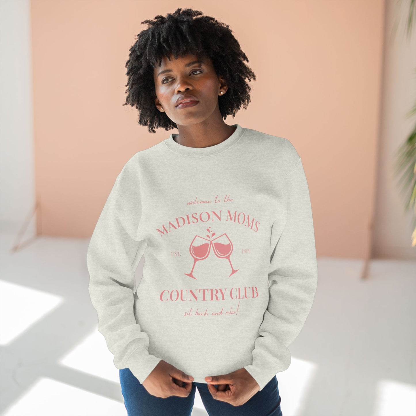 Madison Moms Country Club Crewneck Sweatshirt | The MadeSouthern Collection
