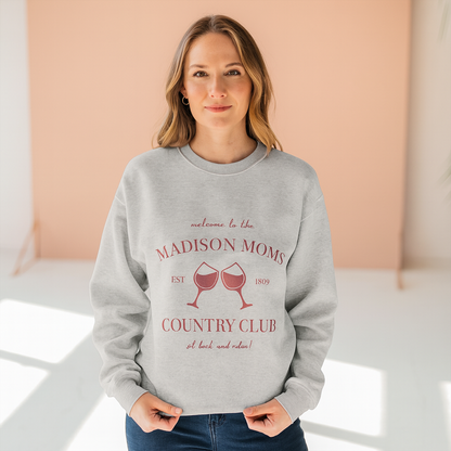 Madison Moms Country Club Crewneck Sweatshirt | The MadeSouthern Collection