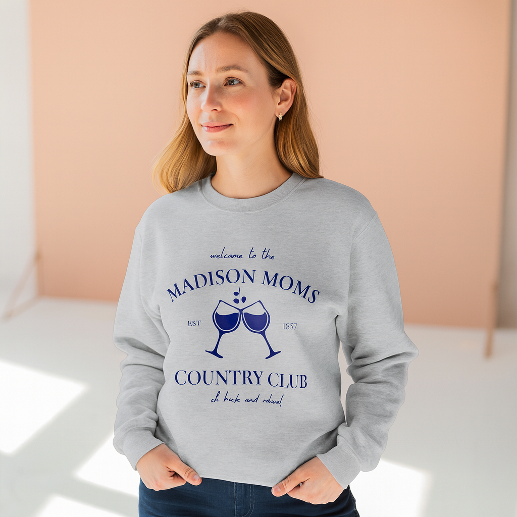 Madison Moms Country Club Crewneck Sweatshirt | The MadeSouthern Collection
