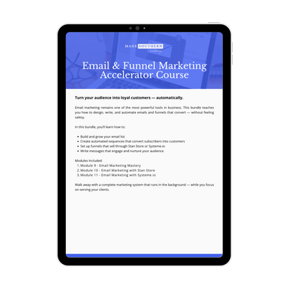 Email & Funnel Marketing Accelerator Course