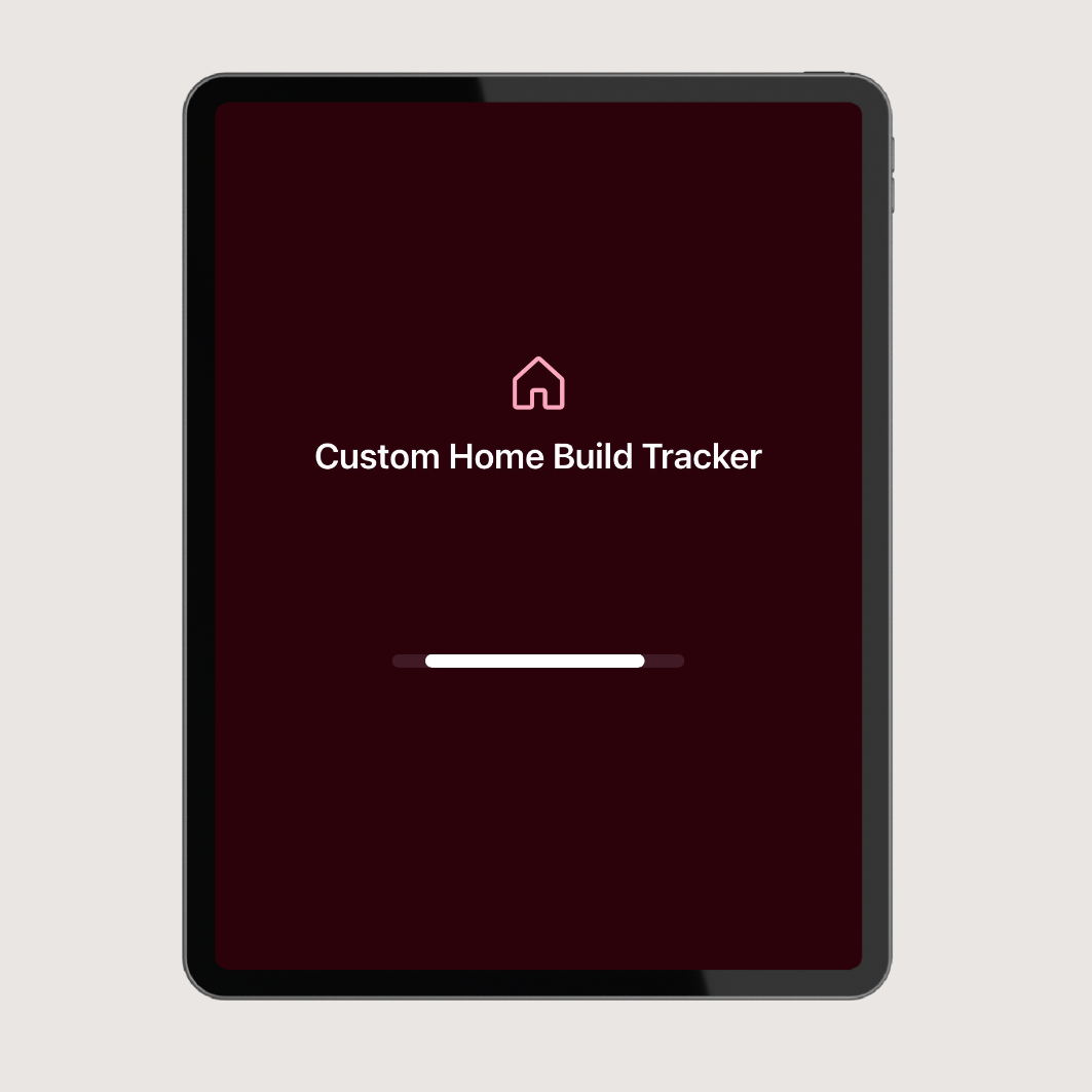 Custom Home Build Tracker
